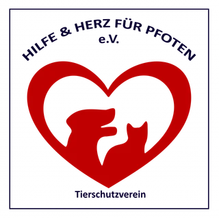 Logo von Hilfe & Herz für Pfoten e.V. Tierschutzverein